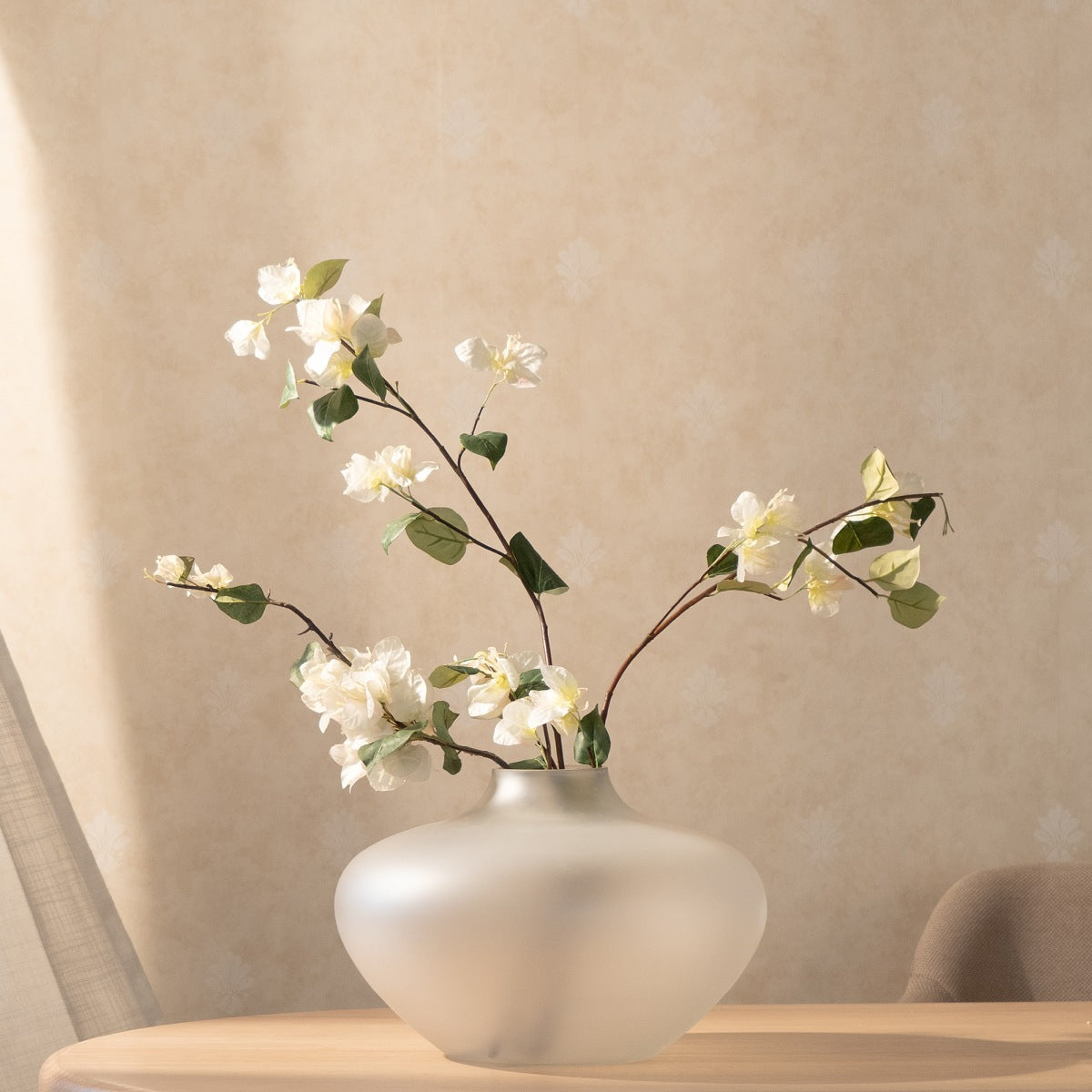 Frost Whisper Vase